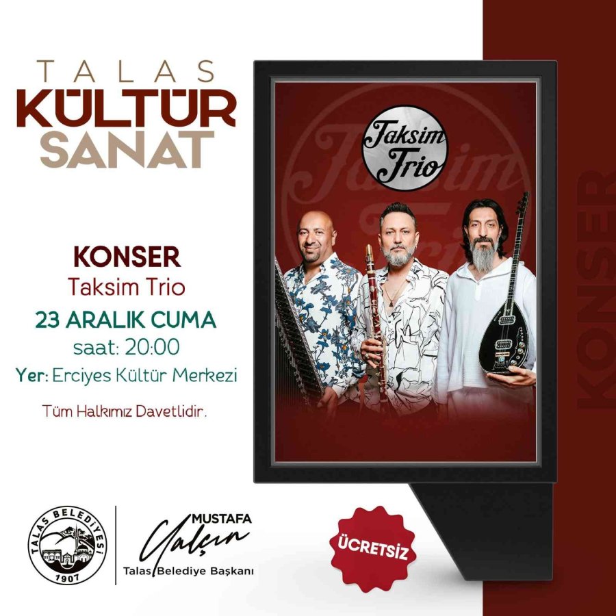 Talas Bu Hafta Da Kültür Sanat Dolu