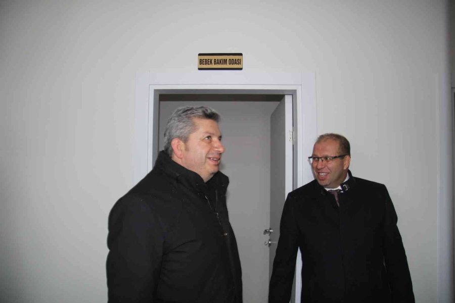 Başkan Altun Ve Kaymakam Gülen, Bünyan Mini Terminali’nde İncelemelerde Bulundu