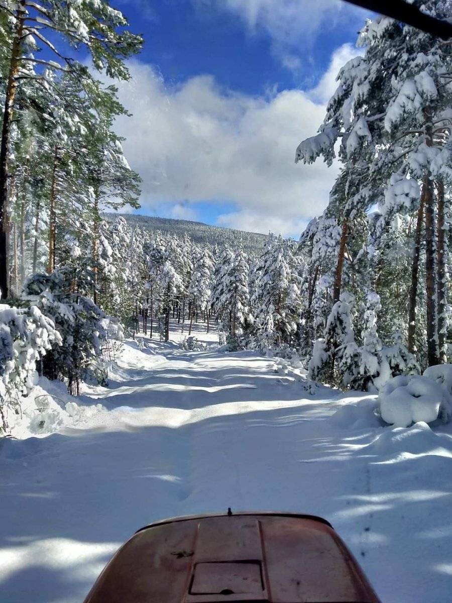 Türkmen Dağı Da Beyaza Büründü