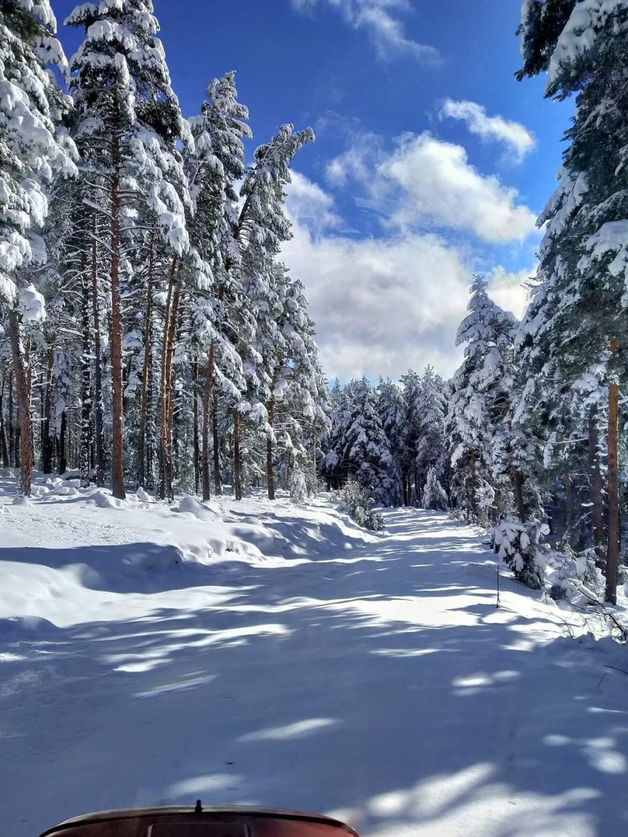 Türkmen Dağı Da Beyaza Büründü