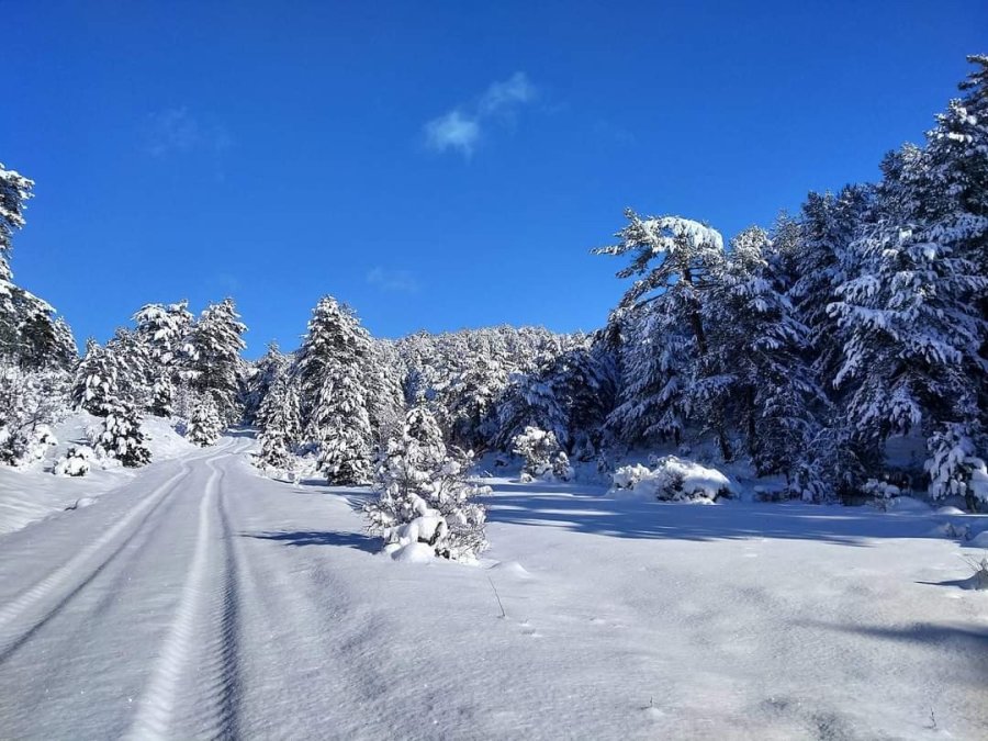 Türkmen Dağı Da Beyaza Büründü