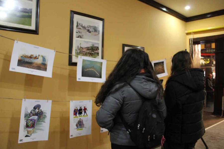 12. Uluslararası Eskişehir Karikatür Festivali’nde ‘göç’ Konusuna Dikkat Çekildi