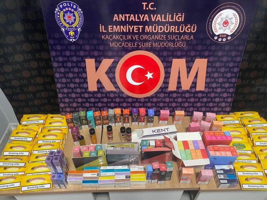 Antalya Polisinden Kaçakçılara Geçit Yok