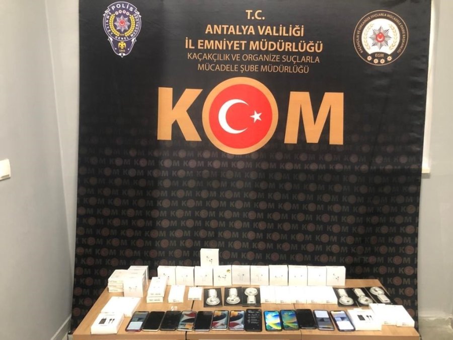 Antalya Polisinden Kaçakçılara Geçit Yok