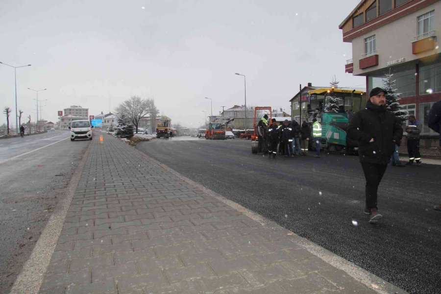 Bünyan’ın Çehresi Kar Kış Demeden Değişmeye Devam Ediyor