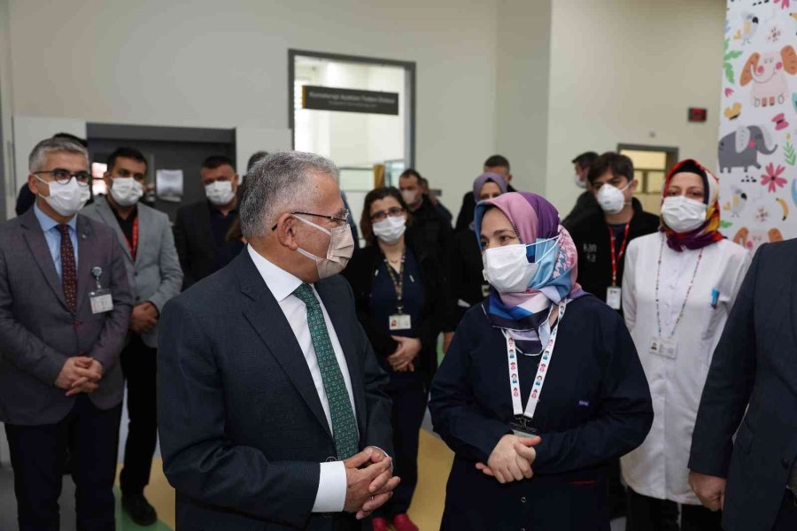 Başkan Büyükkılıç’tan Kanka’ya Ve Erü Diş Hekimliği’ne Ziyaret