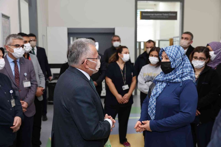 Başkan Büyükkılıç’tan Kanka’ya Ve Erü Diş Hekimliği’ne Ziyaret