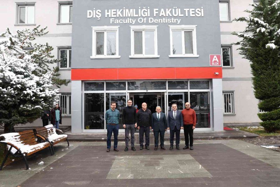 Başkan Büyükkılıç’tan Kanka’ya Ve Erü Diş Hekimliği’ne Ziyaret