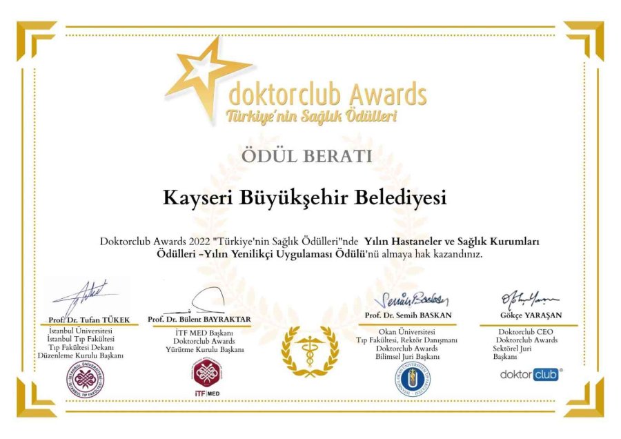 Başkan Büyükkılıç’a Hospice Projesi Tebriği