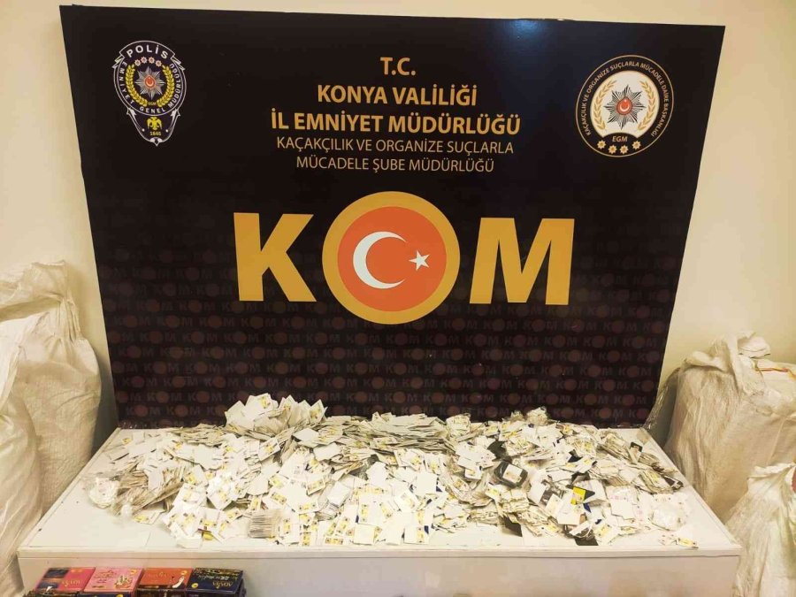 Konya’da Polis Kaçakçılara Göz Açtırmadı: 3 Gözaltı