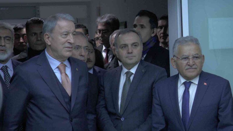 Bakan Akar: “kayserililer Her Zaman Her Konuda Devletin Yanında Olmuşlardır”