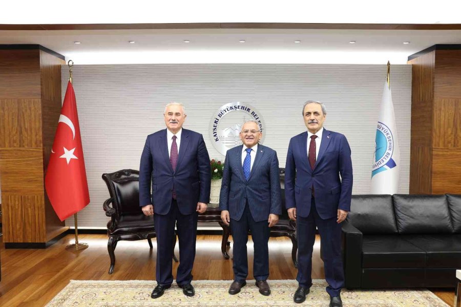 Başkan Büyükkılıç, Yargıtay Başkanı Akarca İle Yargıtay Cumhuriyet Başsavcısı Şahin Ve Heyetini Ağırladı