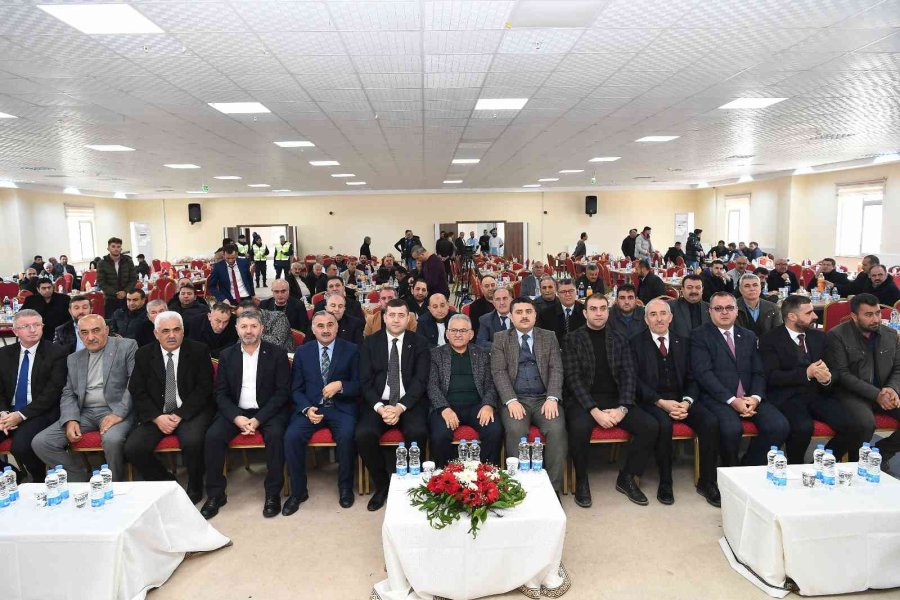 Develi’de Plaka Teslim Töreni Gerçekleştirildi