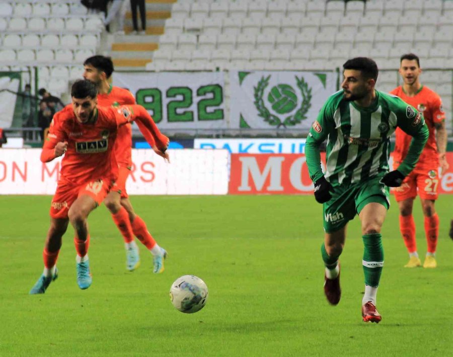 Spor Toto Süper Lig: Konyaspor: 2 - Alanyaspor: 2 (maç Sonucu)