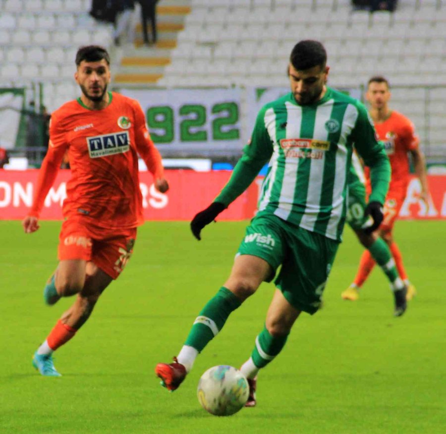 Spor Toto Süper Lig: Konyaspor: 2 - Alanyaspor: 2 (maç Sonucu)