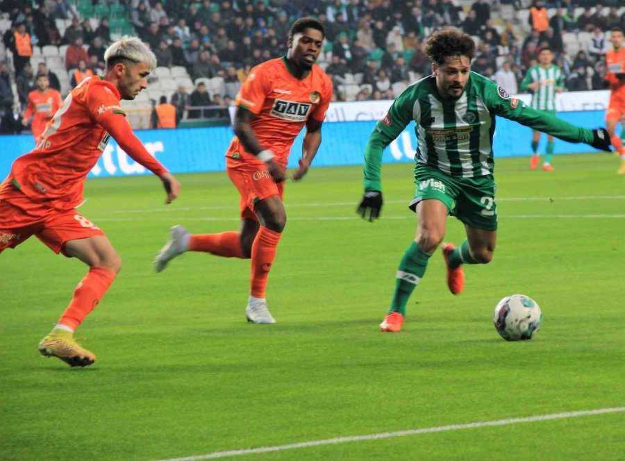 Spor Toto Süper Lig: Konyaspor: 2 - Alanyaspor: 2 (maç Sonucu)