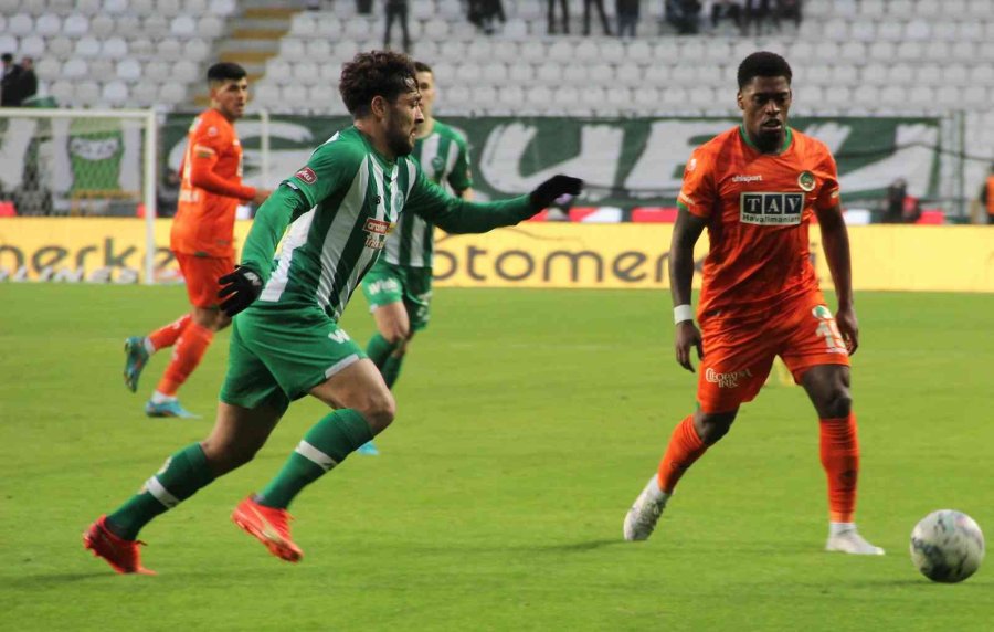 Spor Toto Süper Lig: Konyaspor: 2 - Alanyaspor: 2 (maç Sonucu)