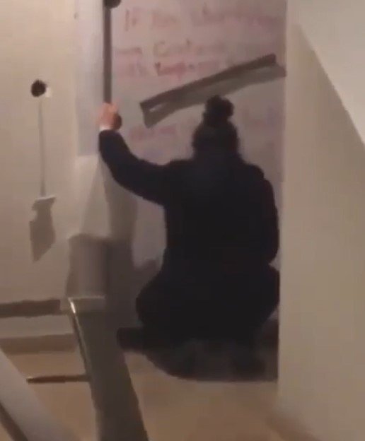 Komşularının Duvarlarına Tehdit Sözleri Yazıp Dışkı Süren Kadın Sınır Dışı Edildi