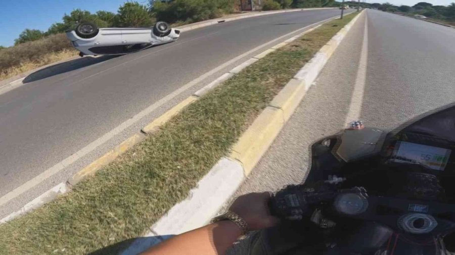 Takla Atıp 100 Metre Sürüklenen Otomobilde Can Pazarı