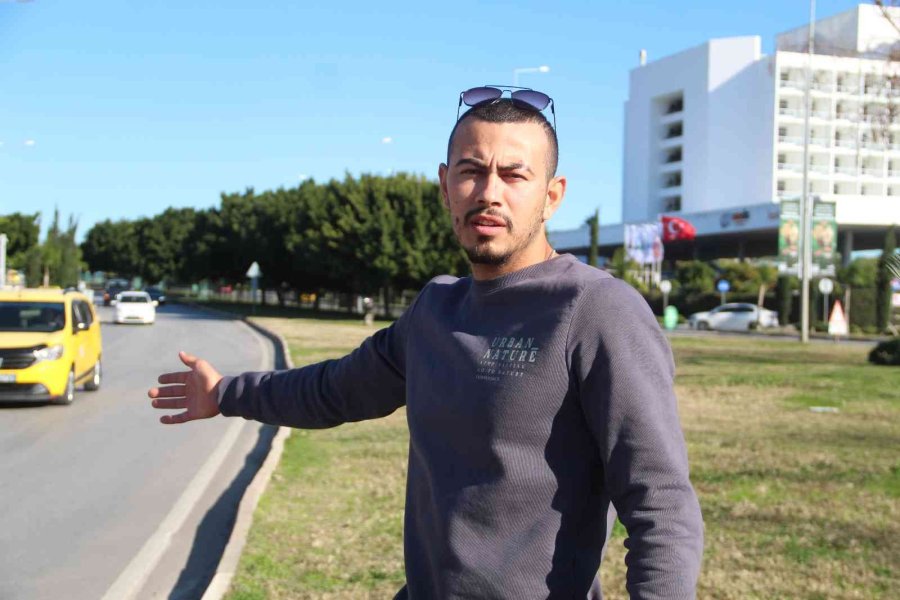 Takla Atıp 100 Metre Sürüklenen Otomobilde Can Pazarı