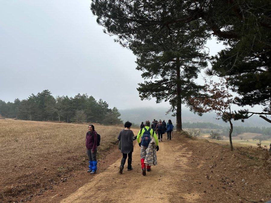 Doğa Tutkunlarına Bozcaarmut’ta Yoğun Sis Eşlik Etti