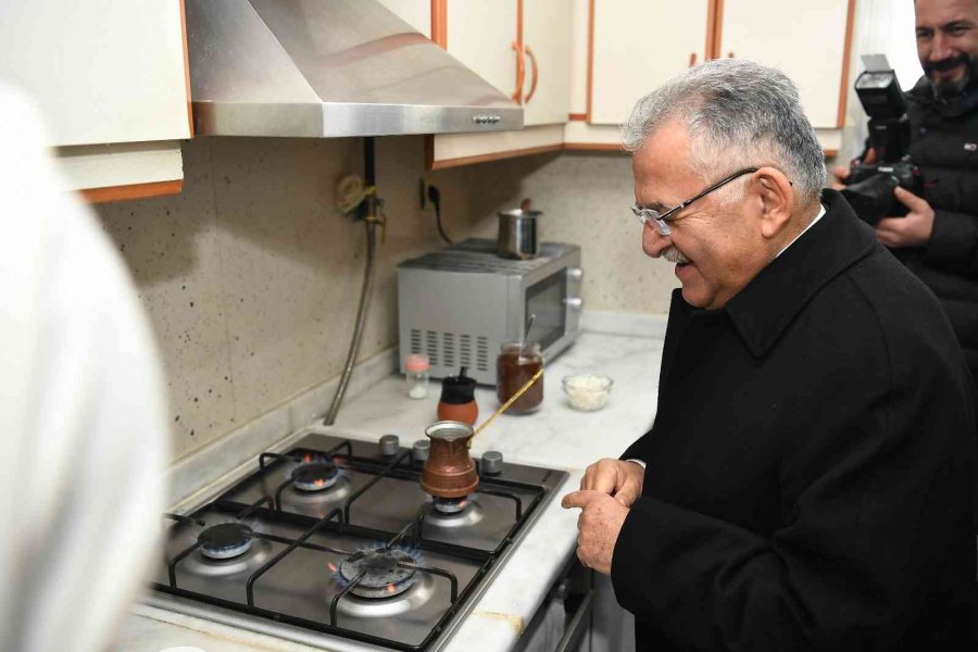 Çatakdere’de İlk Doğalgaz Yandı