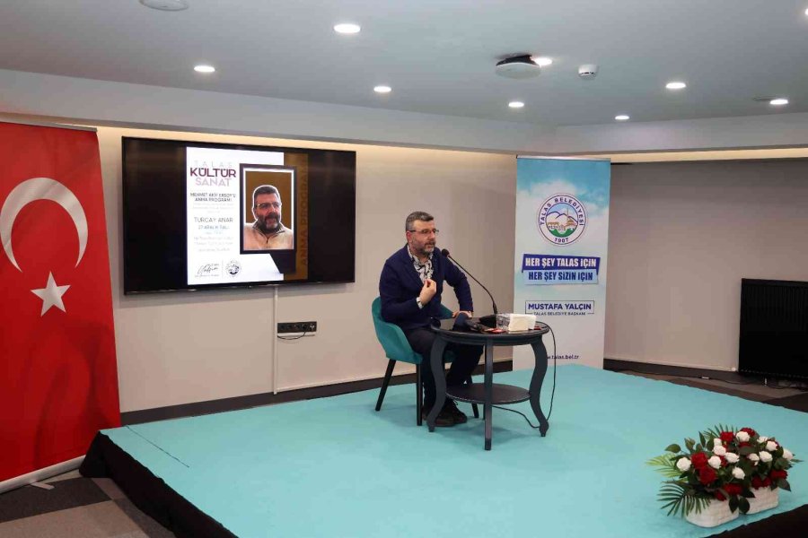 Mehmet Akif Talas’ta Anlatıldı