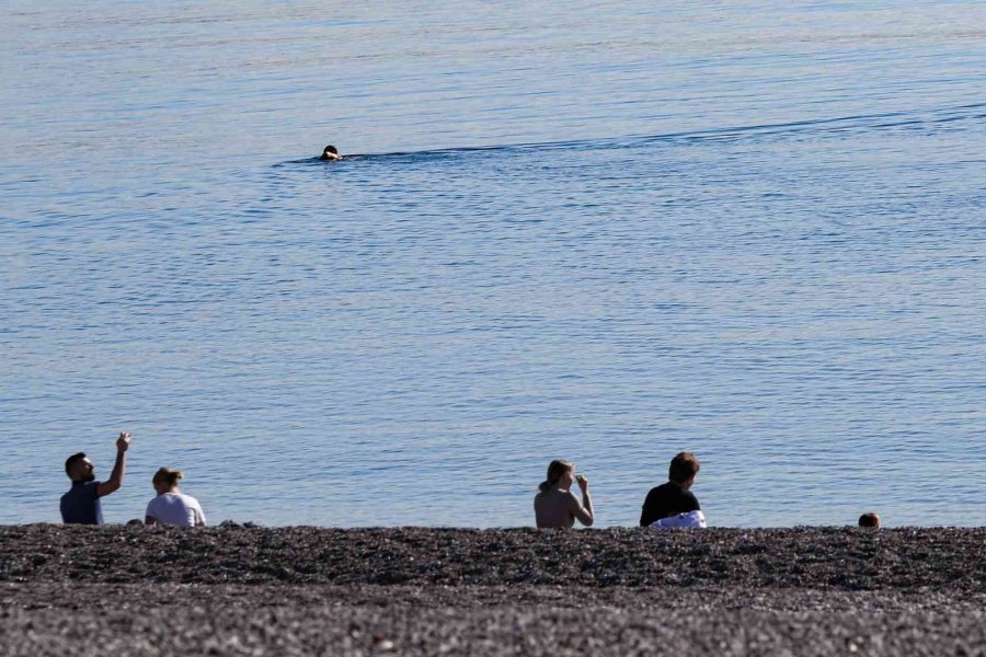 Antalya’da Yılın Son Deniz Keyfi