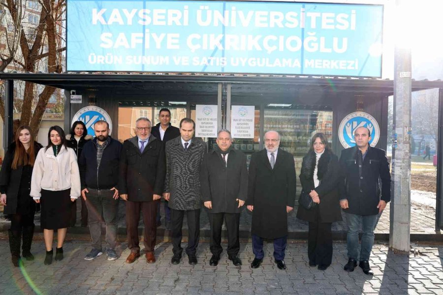 ’talas Süt Evi’ Ürünleri Bu Merkezde Satılacak