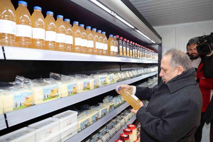 ’talas Süt Evi’ Ürünleri Bu Merkezde Satılacak