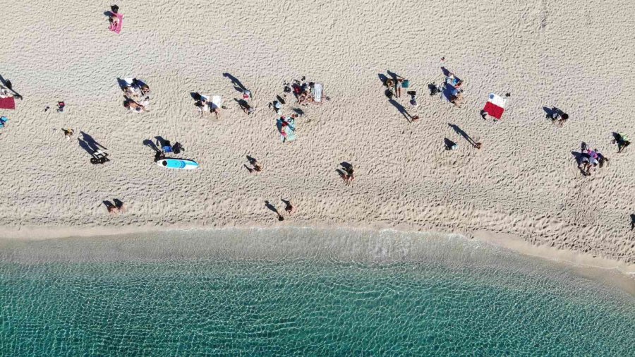 Yılın Son Gününde Alanya’da Sahillerinde Yoğunluk