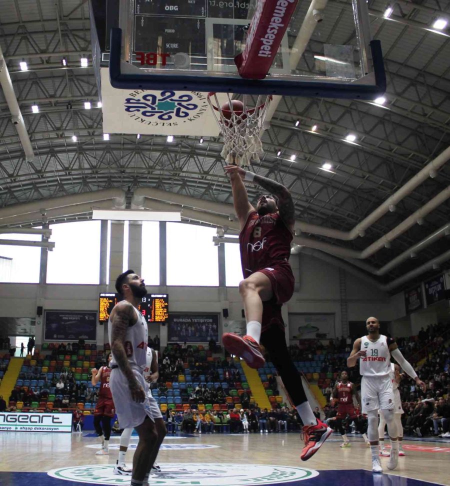 Basketbol Süper Ligi: Konyaspor: 76 - Galatasaray Nef: 73