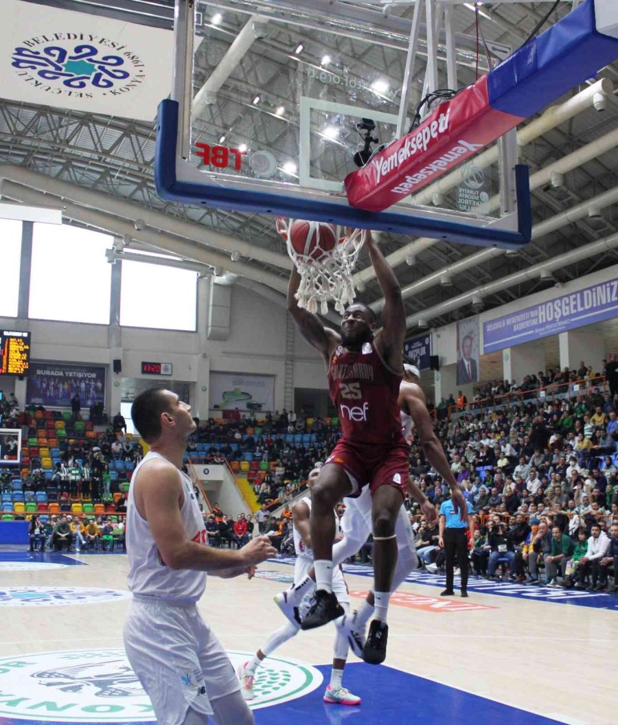 Basketbol Süper Ligi: Konyaspor: 76 - Galatasaray Nef: 73