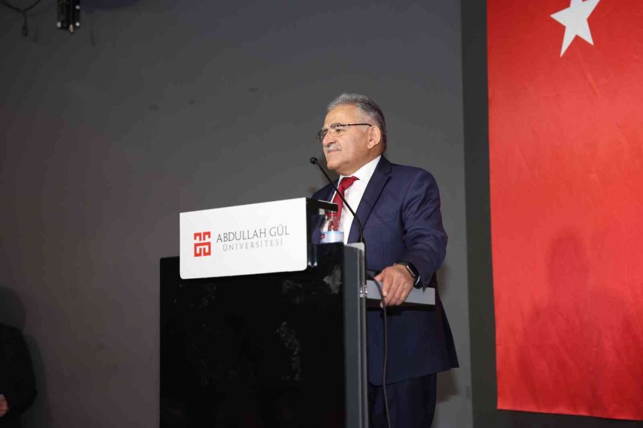 Başkan Büyükkılıç İle Vali Çiçek, Agü’de Teknofest Gençliğiyle Buluştu