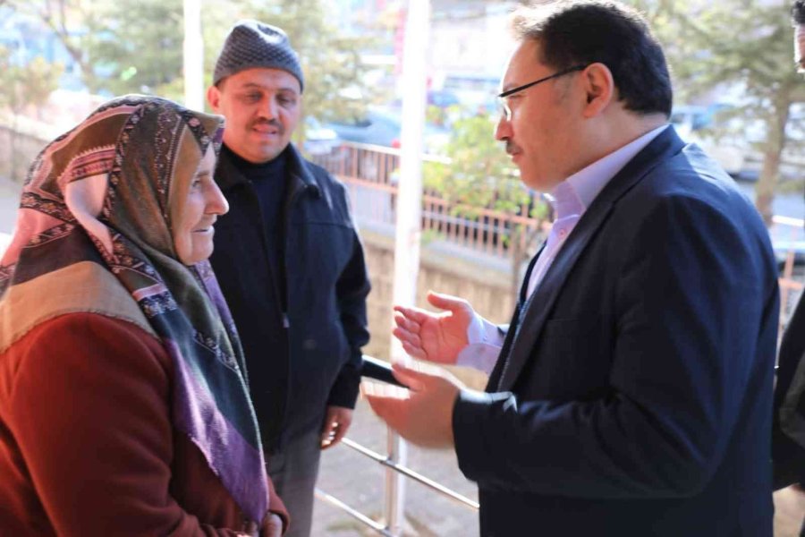 Vali Çiçek’ten Yeşilhisar’da Hem Açılış Hem Ziyaret