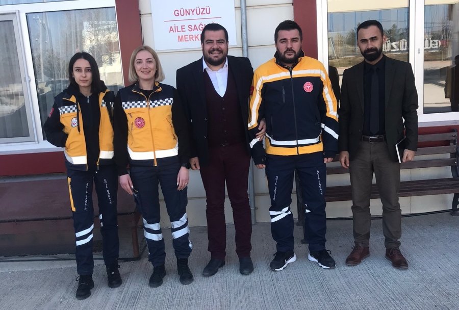 İl Sağlık Müdürü Ve Ambulans Servis Başhekiminden Yapımı Devam Eden Sağlık Merkezlerine Ziyaret