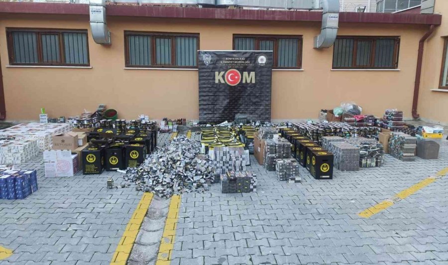 Konya Emniyeti 2022 Yılında Kaçakçılara Göz Açtırmadı