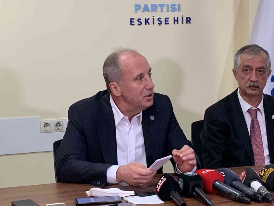 Muharrem İnce’den Chp Genel Merkezinde Bayrak Kaldırılmasına Sert Eleştiri