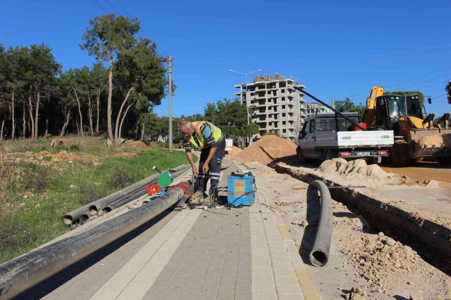 Manavgat Sarılar’da İçme Suyu Hattı Yenileme Çalışmasında Sona Gelindi