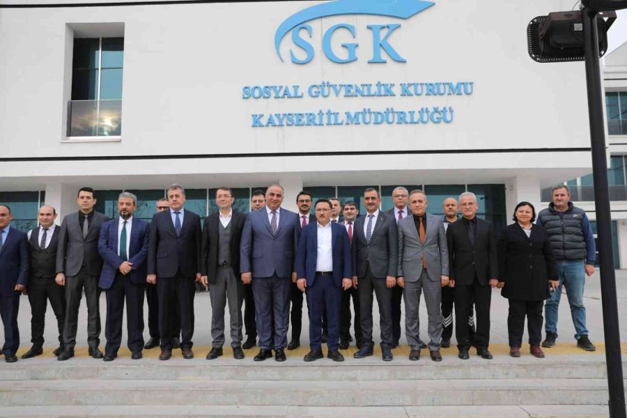 Vali Çiçek’ten Sgk’ya Ziyaret