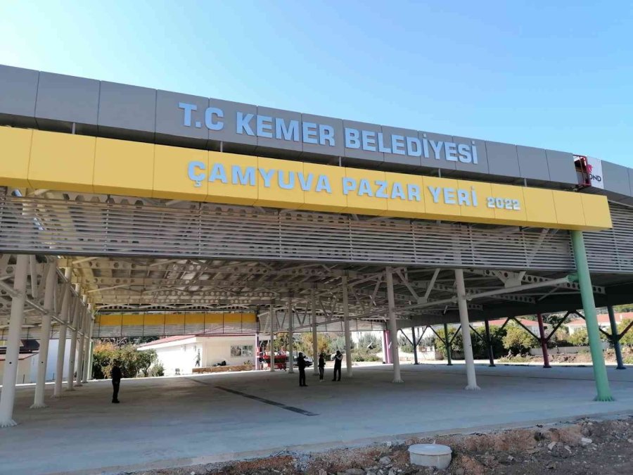 Kemer Belediyesi’nden Çamyuva’ya Kapalı Pazar Yeri
