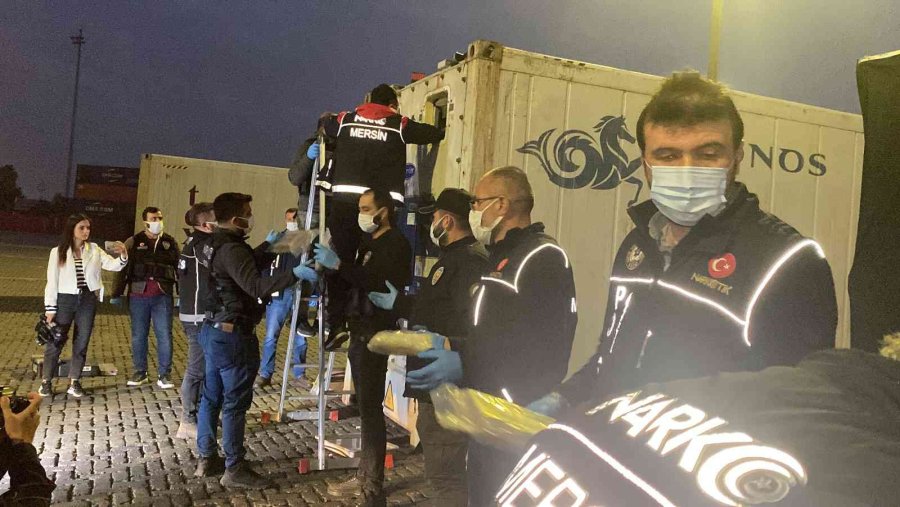 Mersin Limanı’nda 45 Kilo Kokain Ele Geçirildi