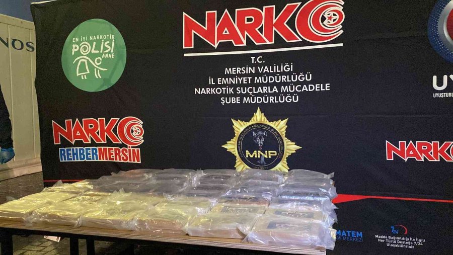 Mersin Limanı’nda 45 Kilo Kokain Ele Geçirildi