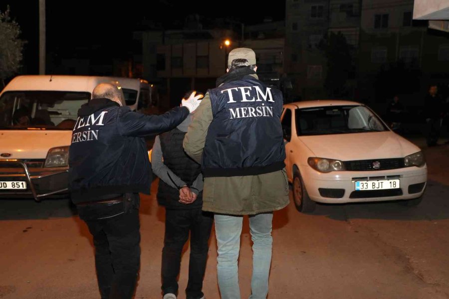 Mersin’deki Terör Operasyonunda 500 Gram Patlayıcı Ele Geçirildi