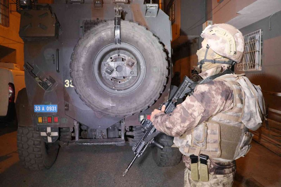 Mersin’de Pkk/kck’ya Gece Operasyonu: 8 Gözaltı Kararı