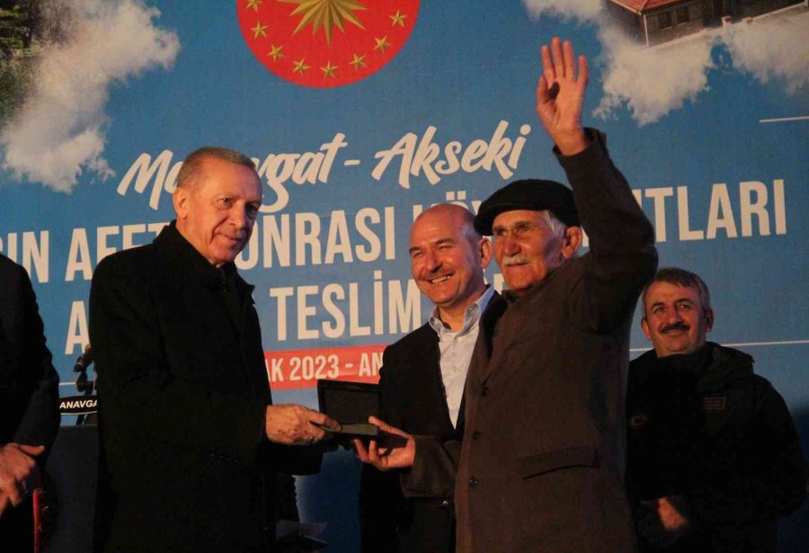 Cumhurbaşkanı Erdoğan’dan Manavgat’ta Yapılan Konutların Hak Sahiplerine Müjde