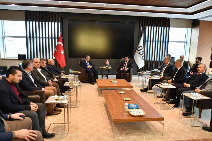 Ak Parti Genel Başkan Yardımcısı Özhaseki’den Osb’ye İstişare Ziyareti