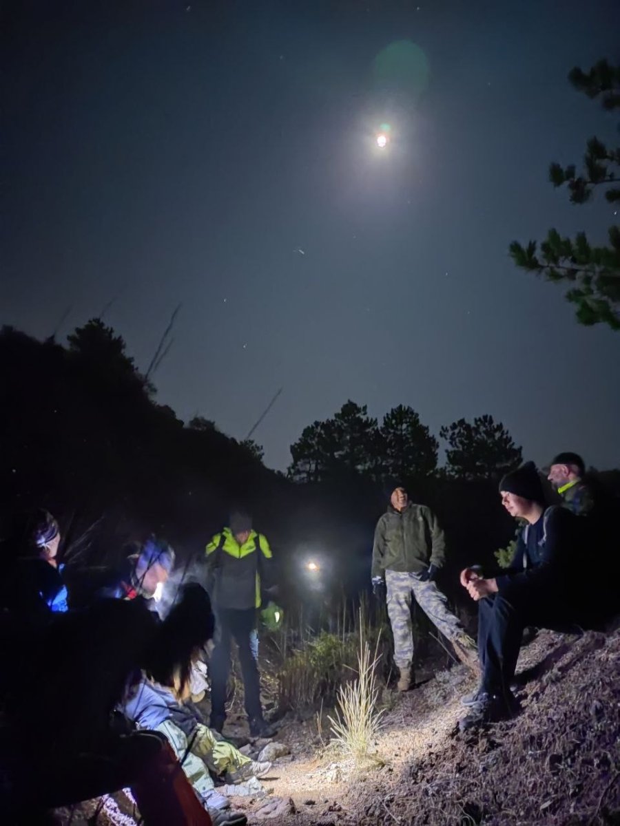 Doğa Tutkunları Gece Sıfır Derecenin Altında Yürüdü