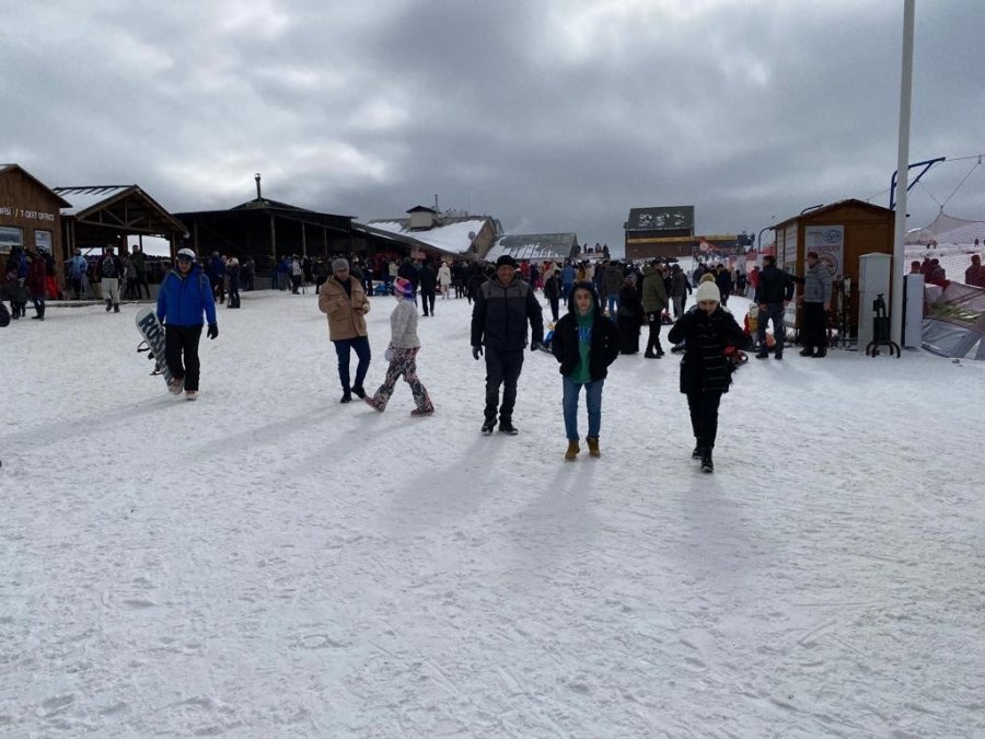 Erciyes Hafta Sonu Turist Akınına Uğradı
