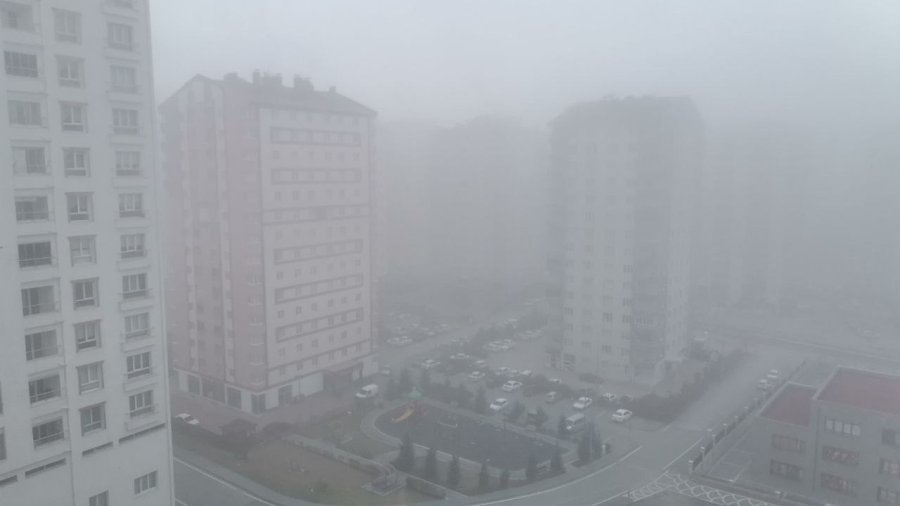 Kayseri’de Sis Etkili Oldu